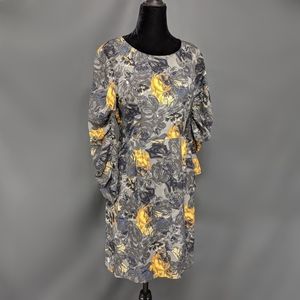 Kensie Women's Shift Dress w/Ruched Sleeve